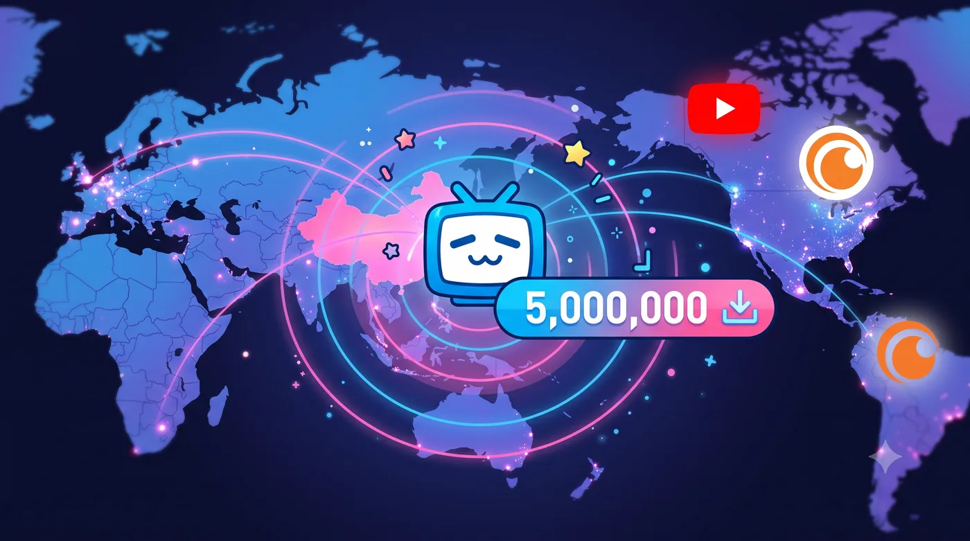Bilibili Just Went Global — 5 Million Downloads in Days and It's Coming for YouTube